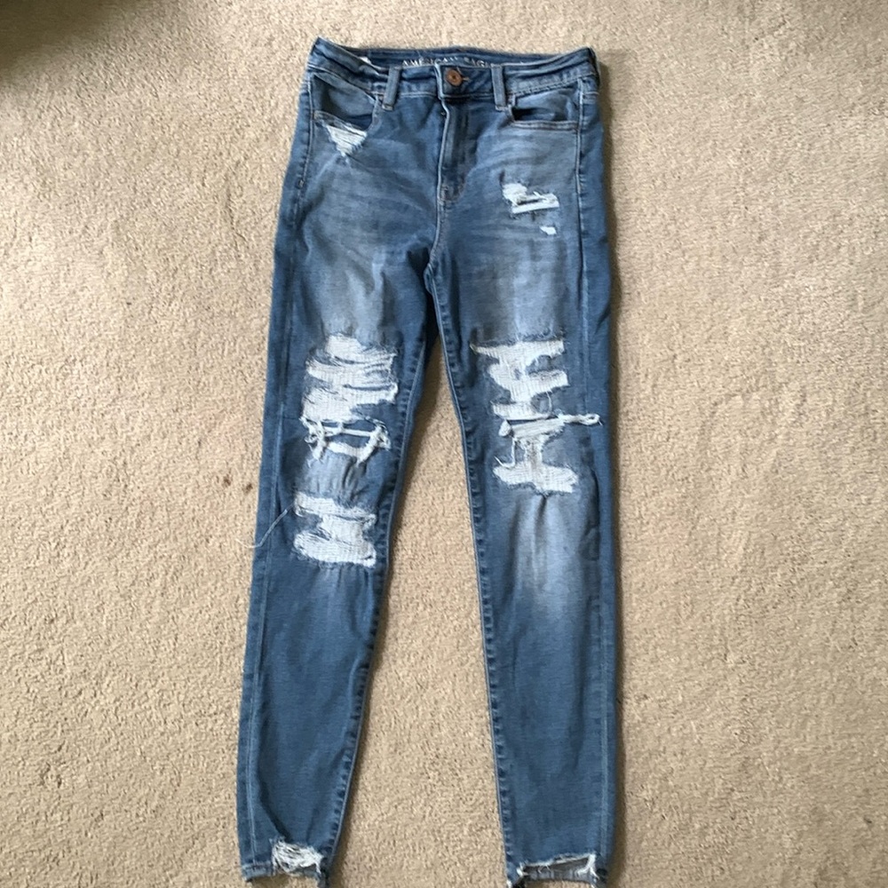 AMERICAN EAGLE OUTFITTERS hi-rise jegging, SIZE 8